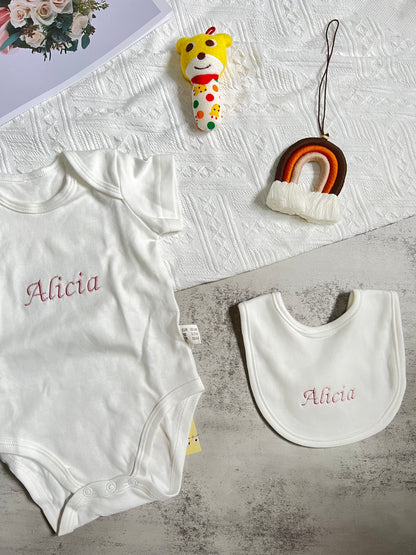 Sweet Serenity Personalized Baby Romper Collection #GS102