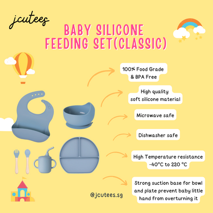 Baby Silicone Feeding Set (classic) #F200