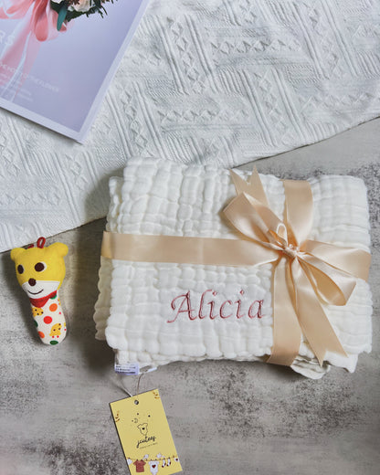 SnuggleEmbroid BabyWrap Personalised Towel #GS100